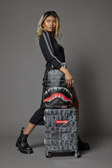 LAQUAN SMITH EMBOSSED CLEAR 3M CARRY-ON