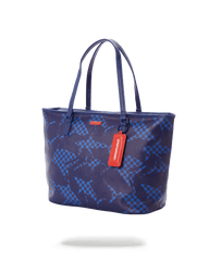 SHARK CHECK (BLUE) TOTE