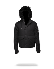 SOLID BLACK CHOPPER JACKET