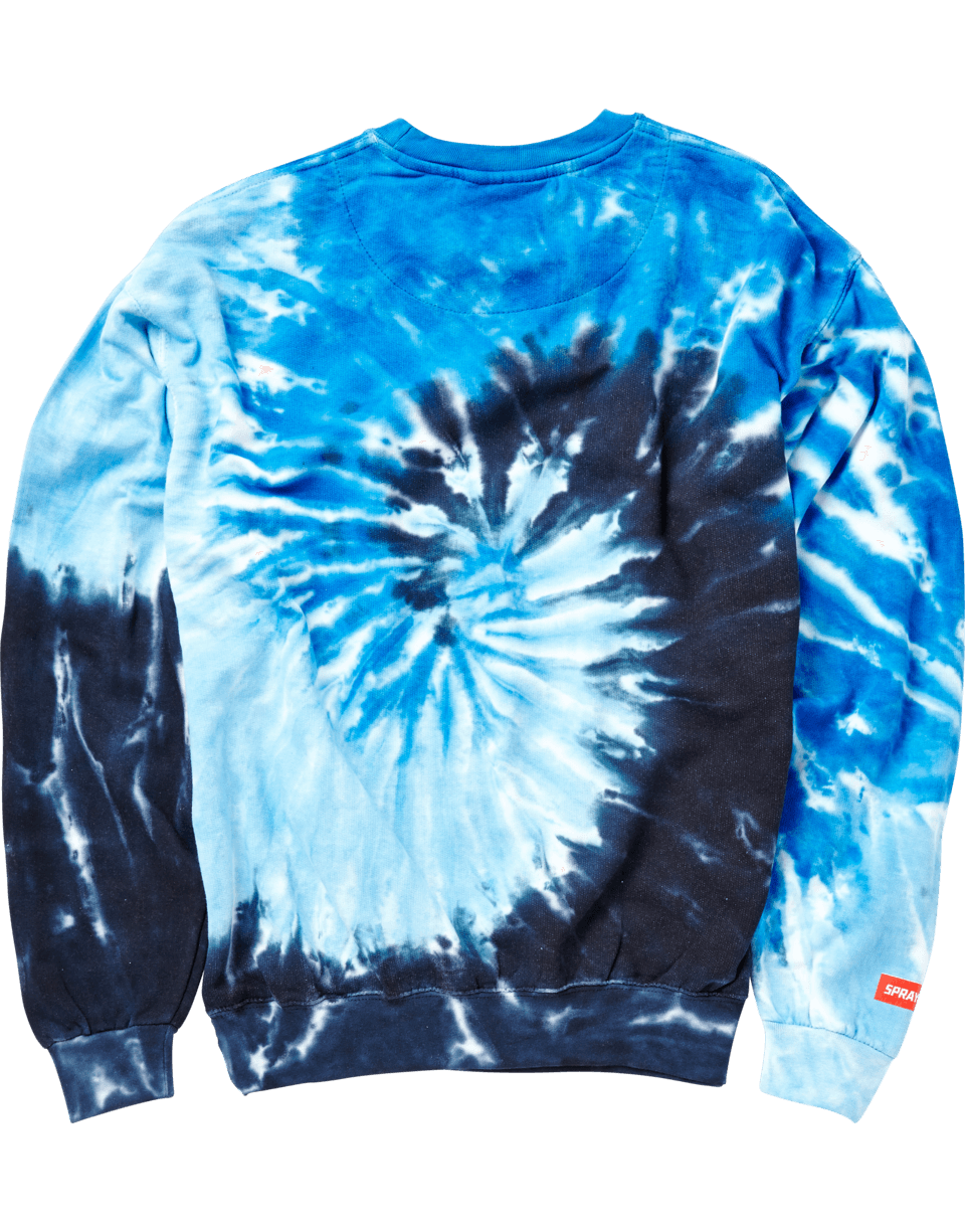 DISRUPTIVE BEHAVIOR DISORDER CREW ROYAL BLUE TIE DYE