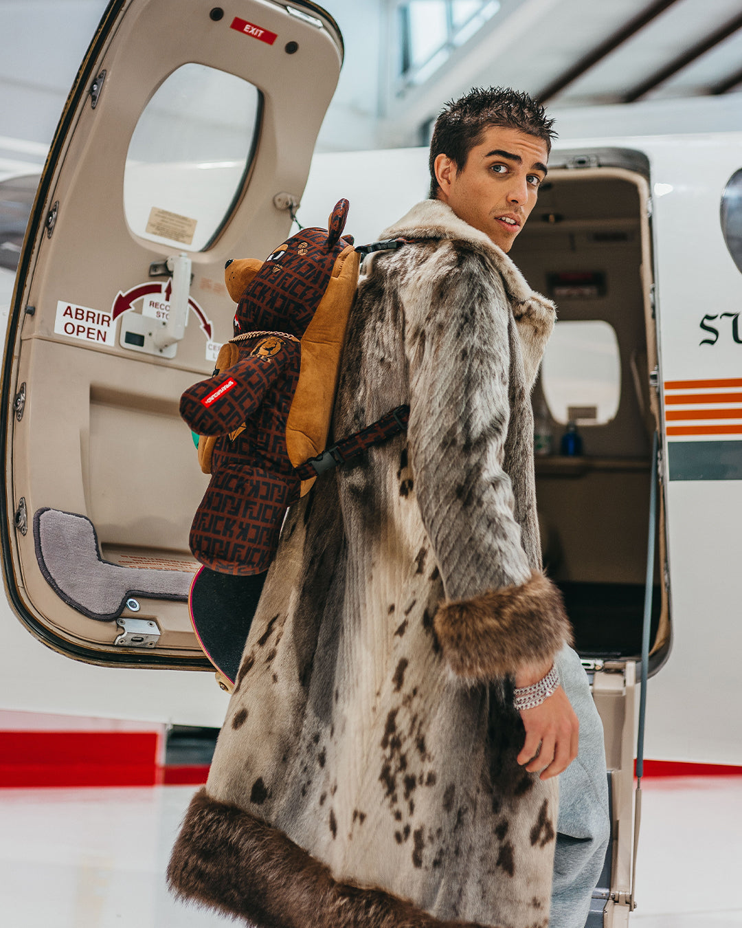 OFFENDED MONEYBEAR TEDDYBEAR BACKPACK