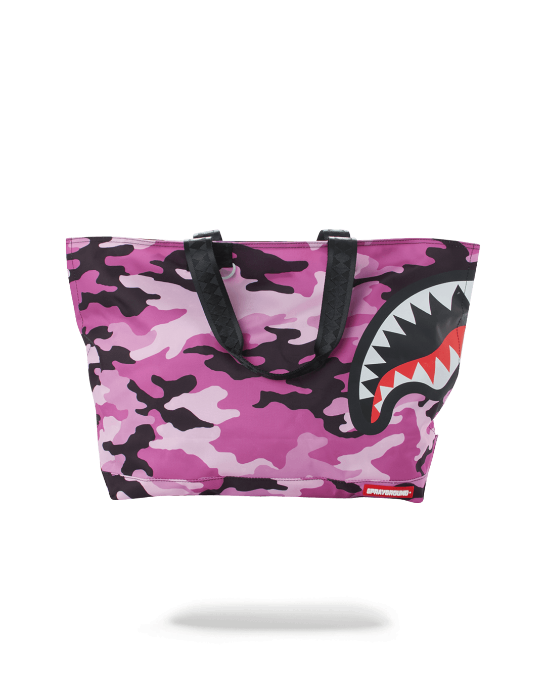 SPLIT CAMO BEACH TOTE