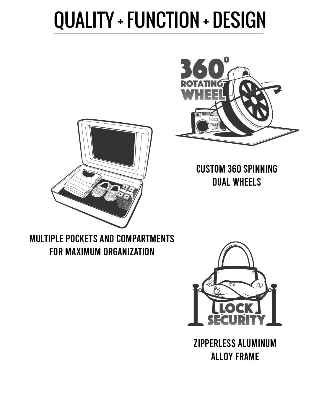 SHARKNAUTICS (CAMO) 21.5” CARRY-ON LUGGAGE